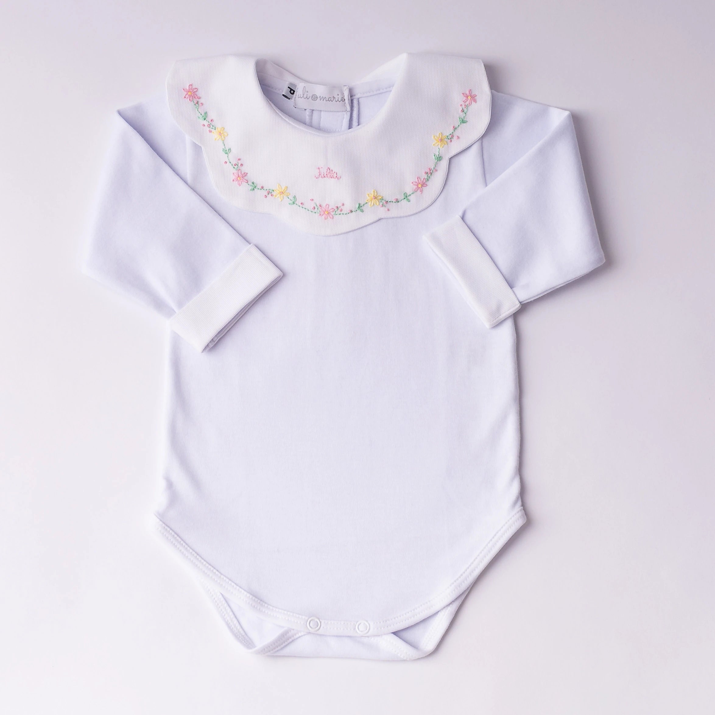 Body Personalizado Encanto amarelo e rosa bebê - 1 peça