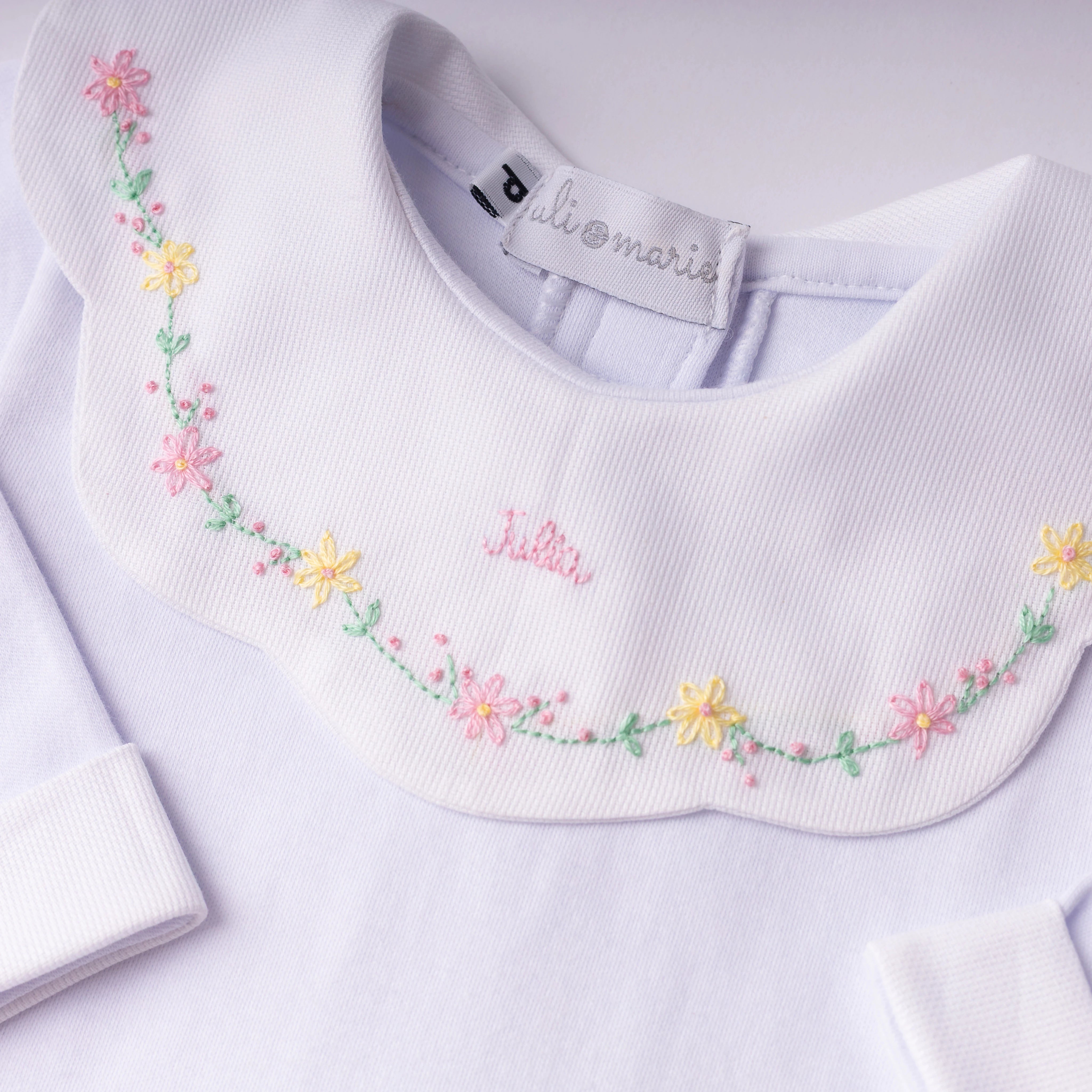 Body Personalizado Encanto amarelo e rosa bebê - 1 peça