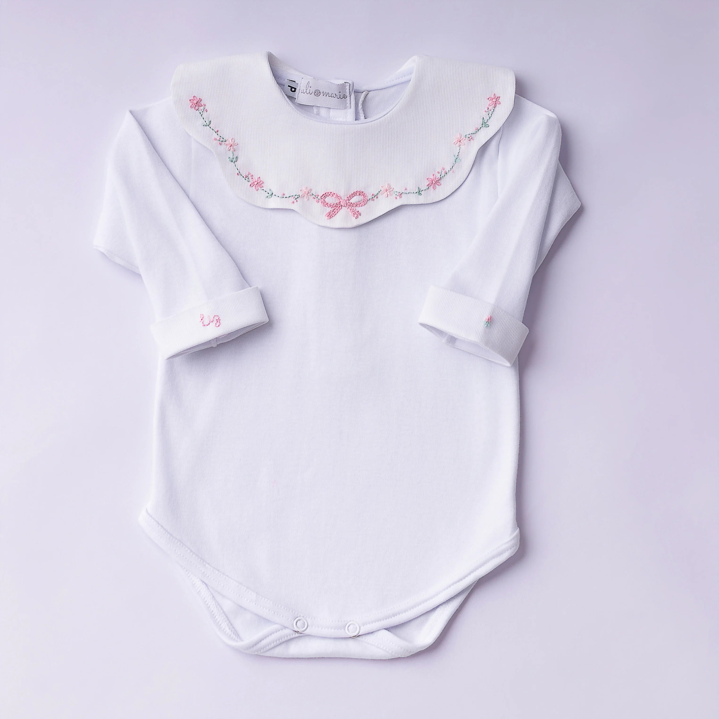 Body Laço Encantado rosa bebê - 1 peça