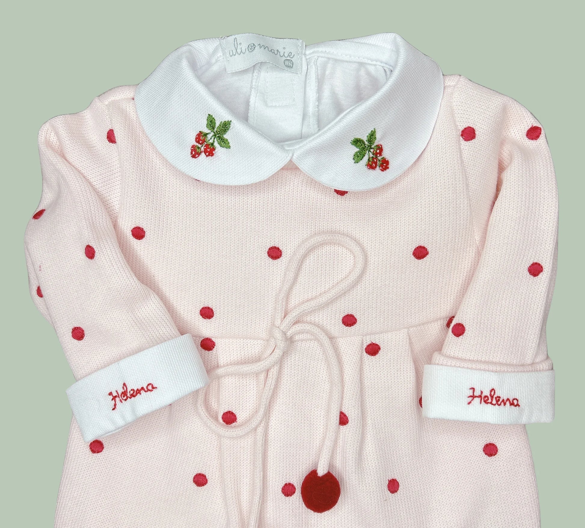 body branco d algodão e manga longa com detalhe personalizado na gola e punho