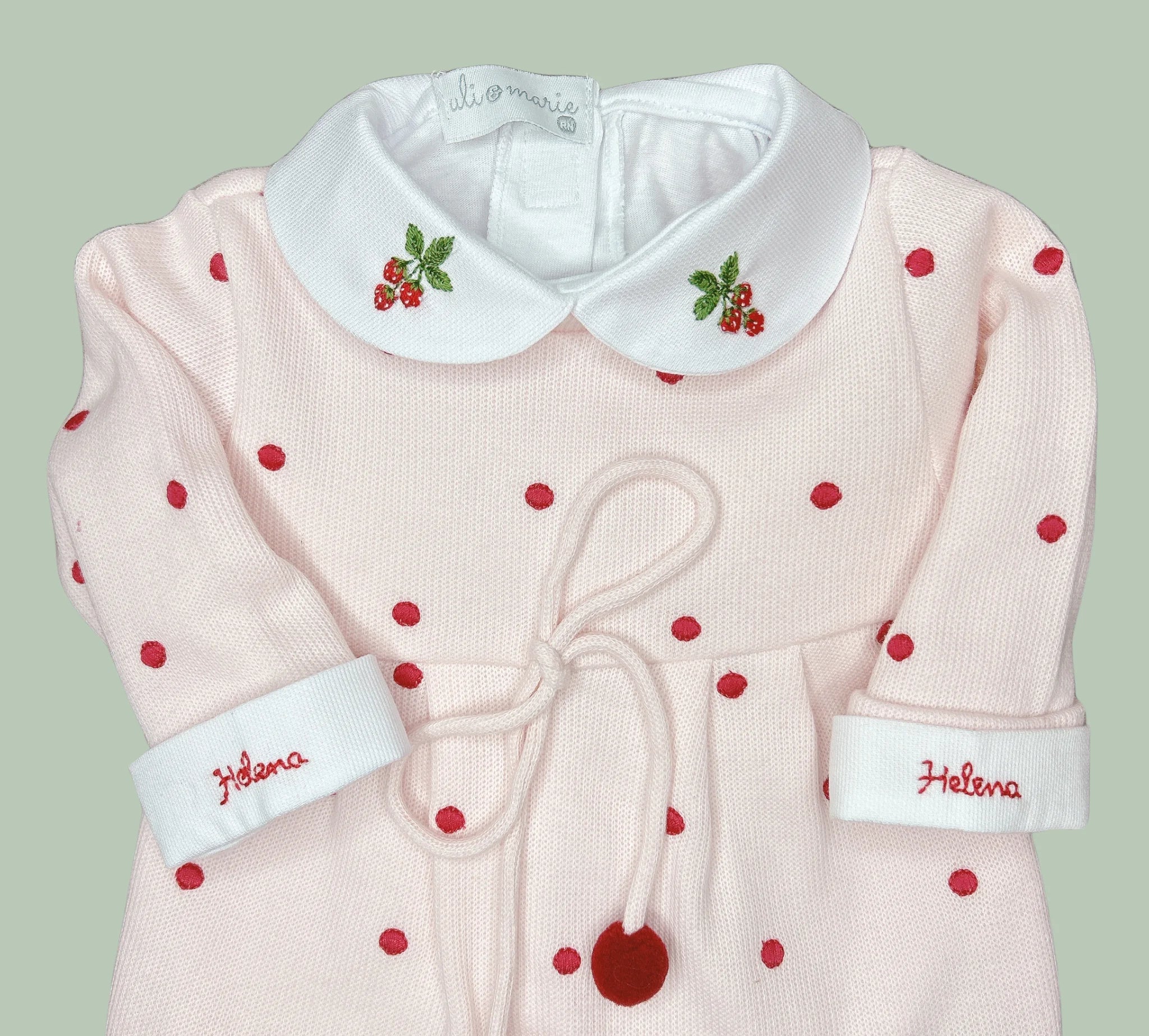 body branco d algodão e manga longa com detalhe personalizado na gola e punho