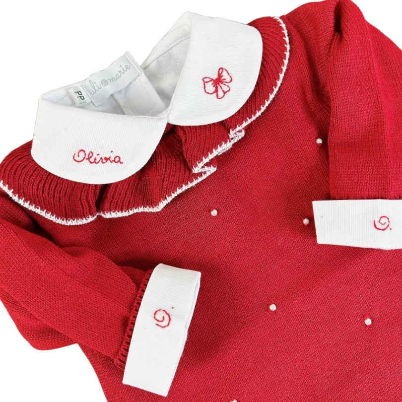 body branco d algodão e manga longa com detalhe personalizado na gola e punho