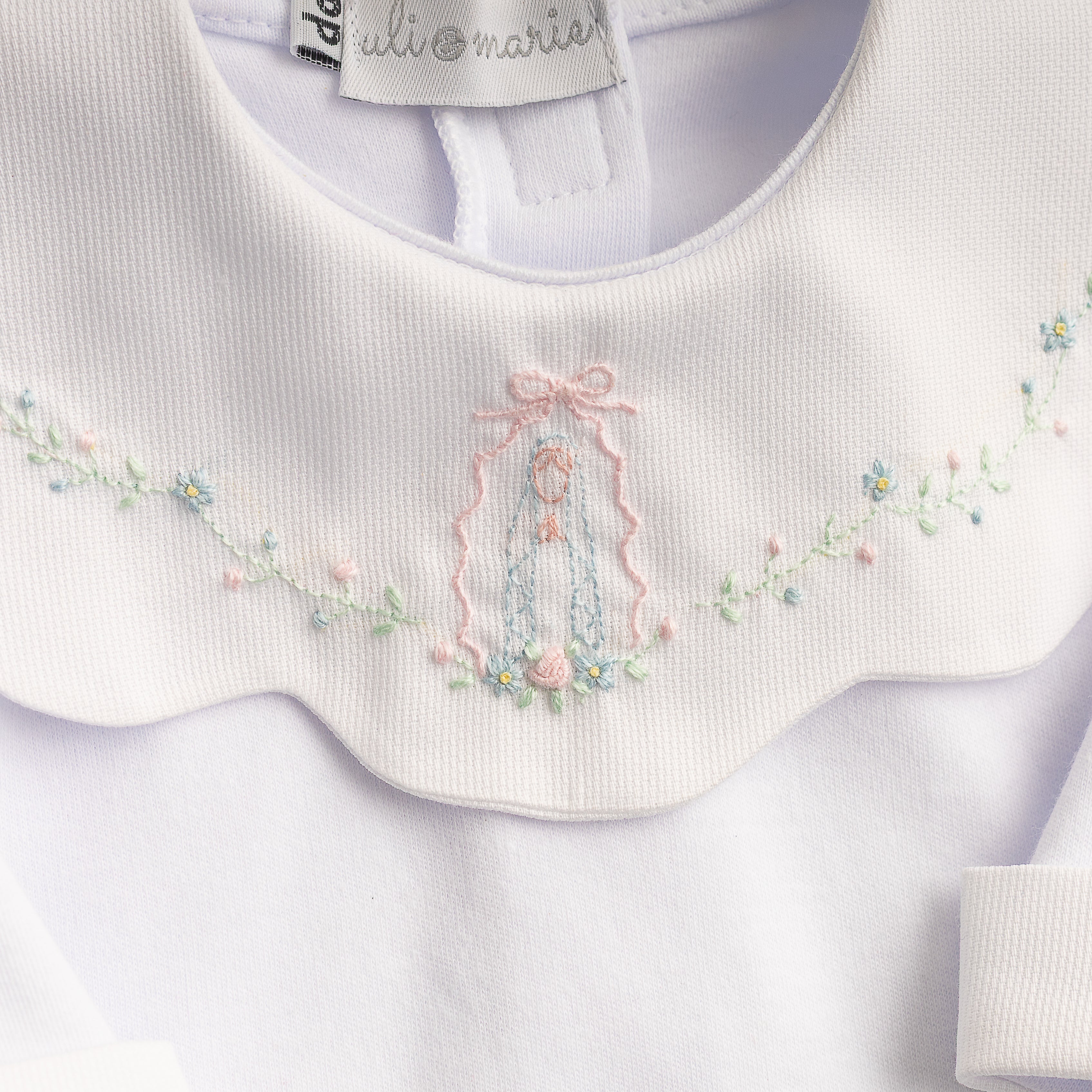 Body Nossa Senhora das Graças rosa bebê - 1 peça