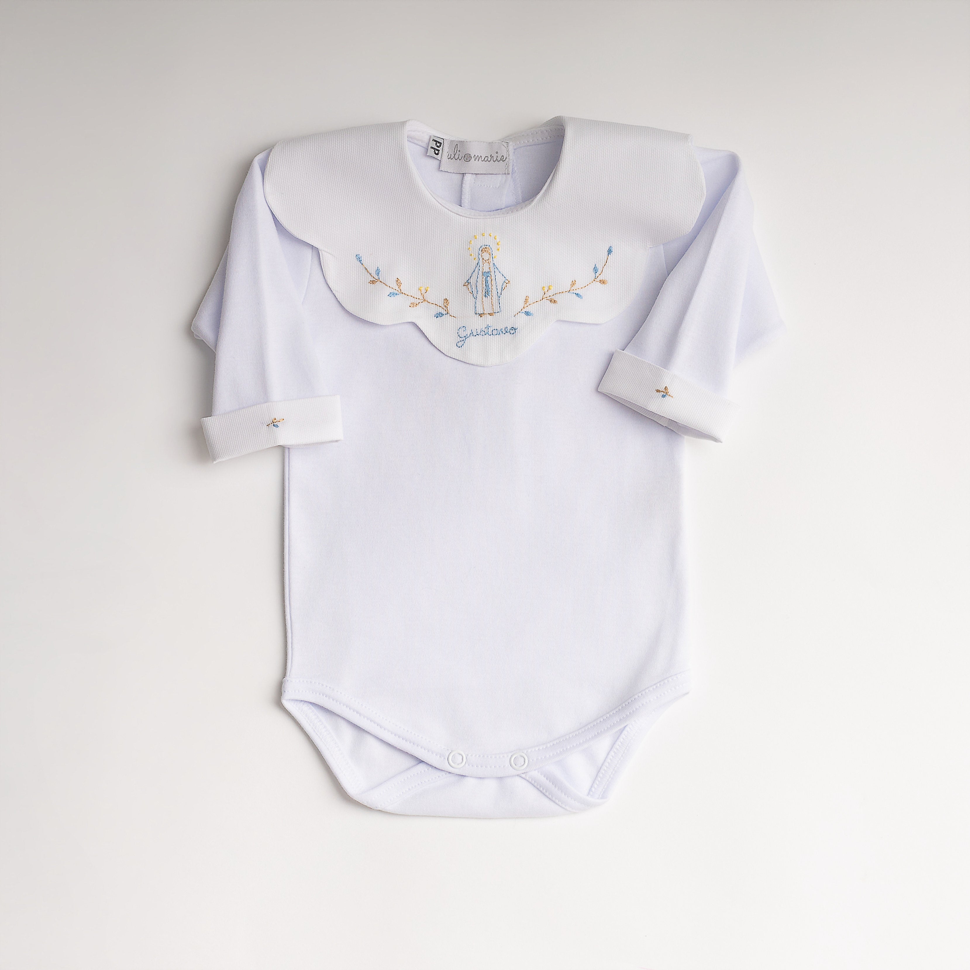 Body Nossa Senhora das Graças com Gorro e Luva menino - 3 peças