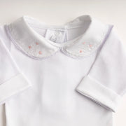 Body Coração rosa bebê - 1 peça