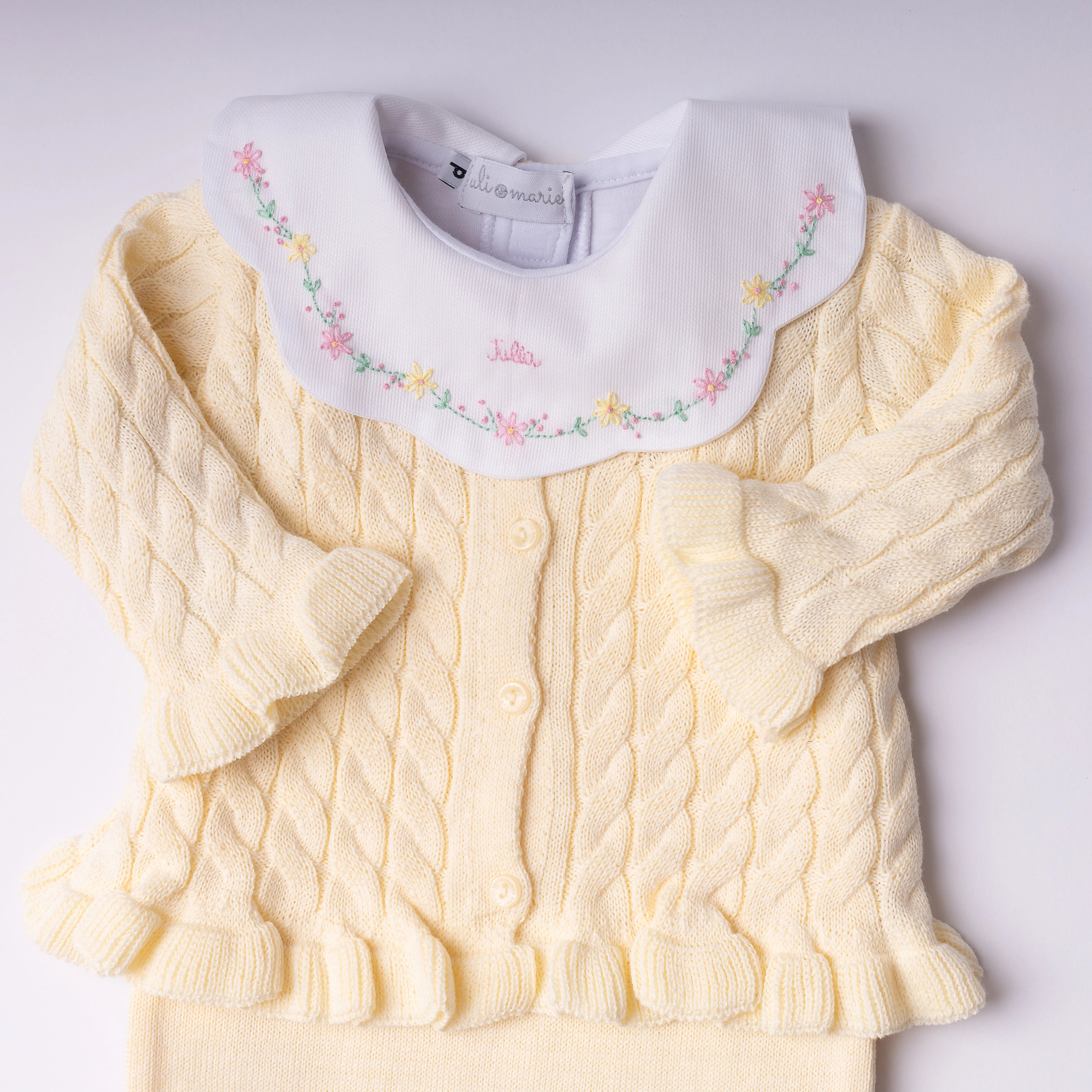 Kit Encanto Amarelo bebê - 3 peças