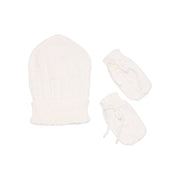 Kit Gorro e Luva Branco