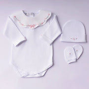 Kit Laço Encantado rosa bebê - 3 peças