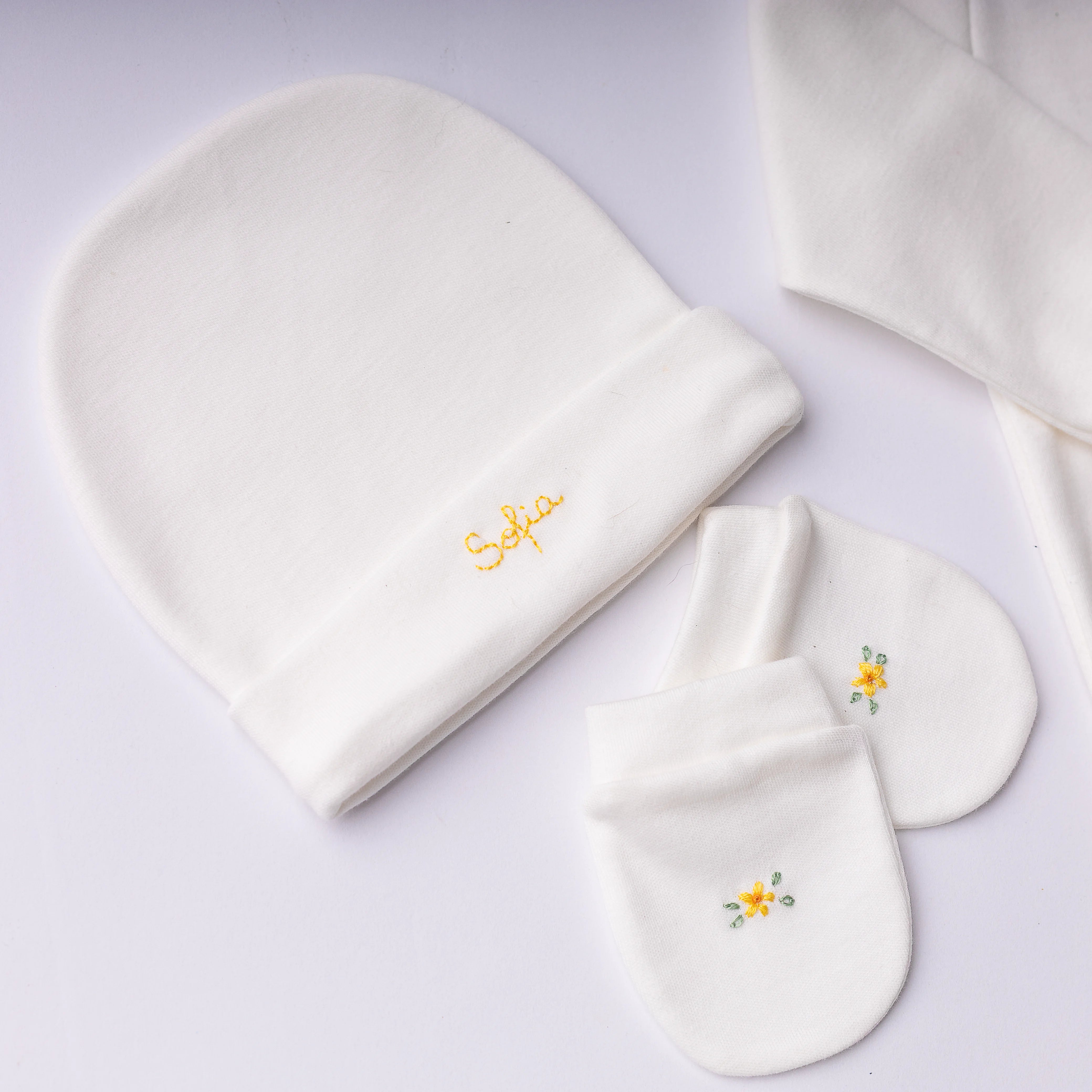 Kit Maternidade Pintinhos Personalizado Unissex - 4 peças
