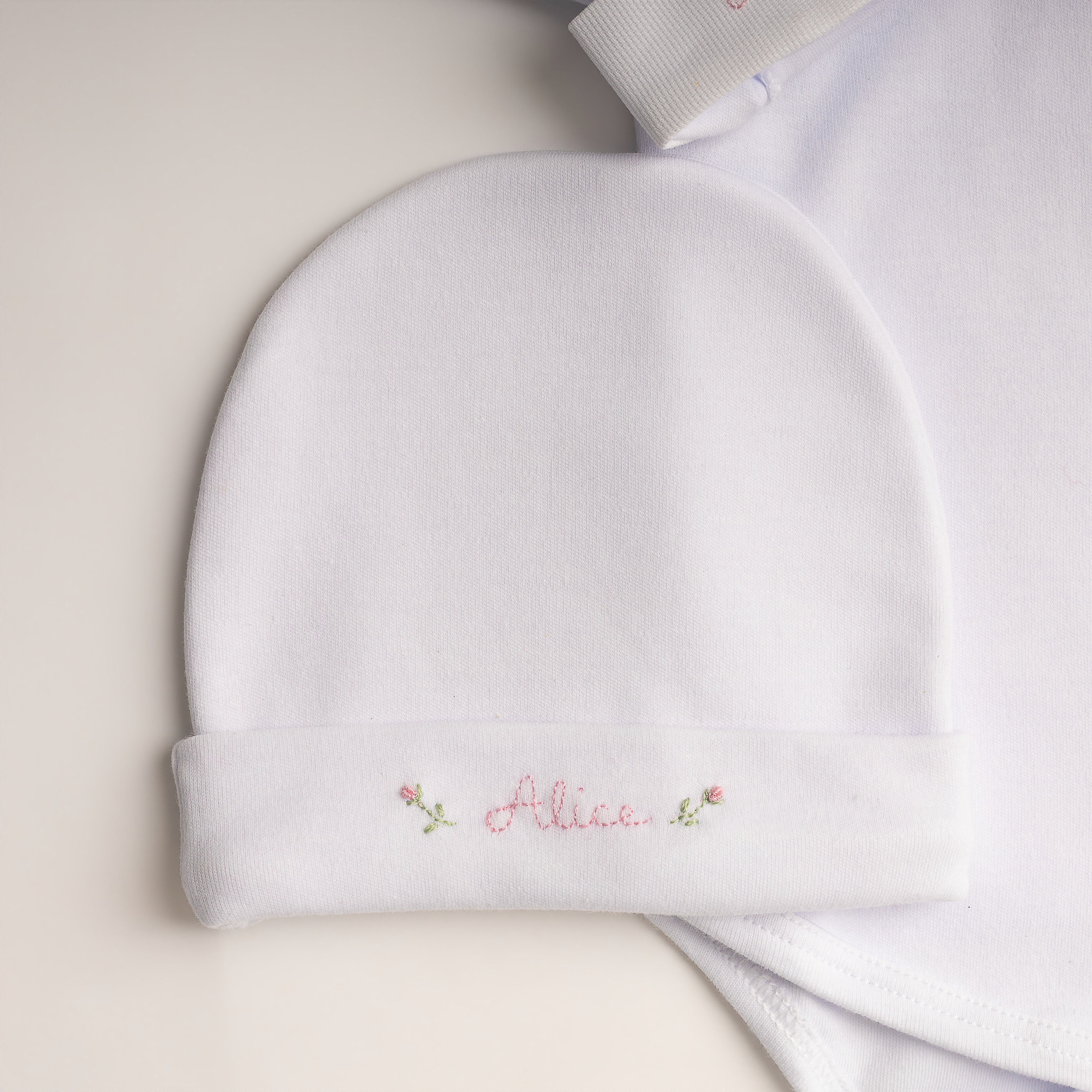 Body Nossa Senhora das Graças com Gorro e Luva menina - 3 peças