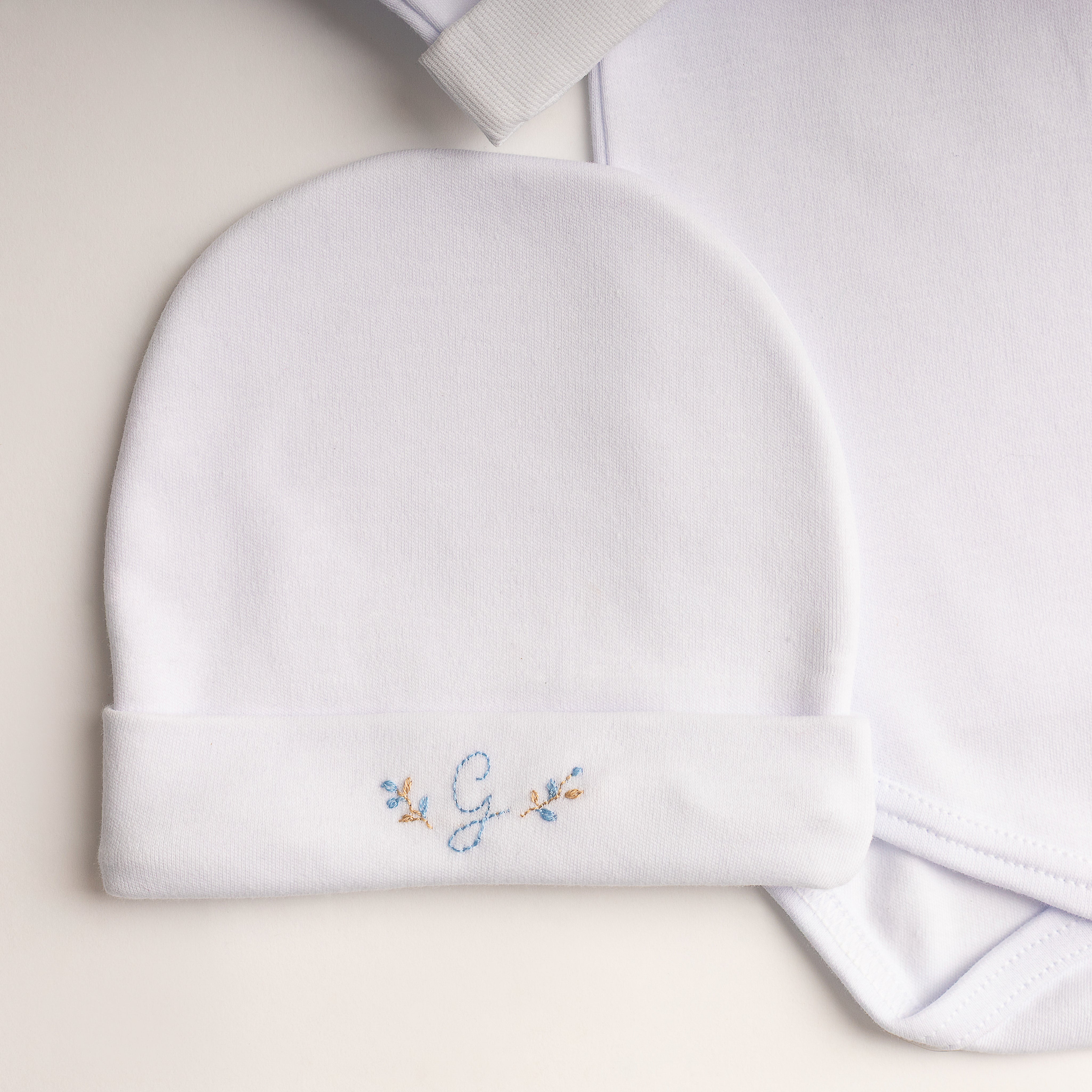 Body Nossa Senhora das Graças com Gorro e Luva menino - 3 peças