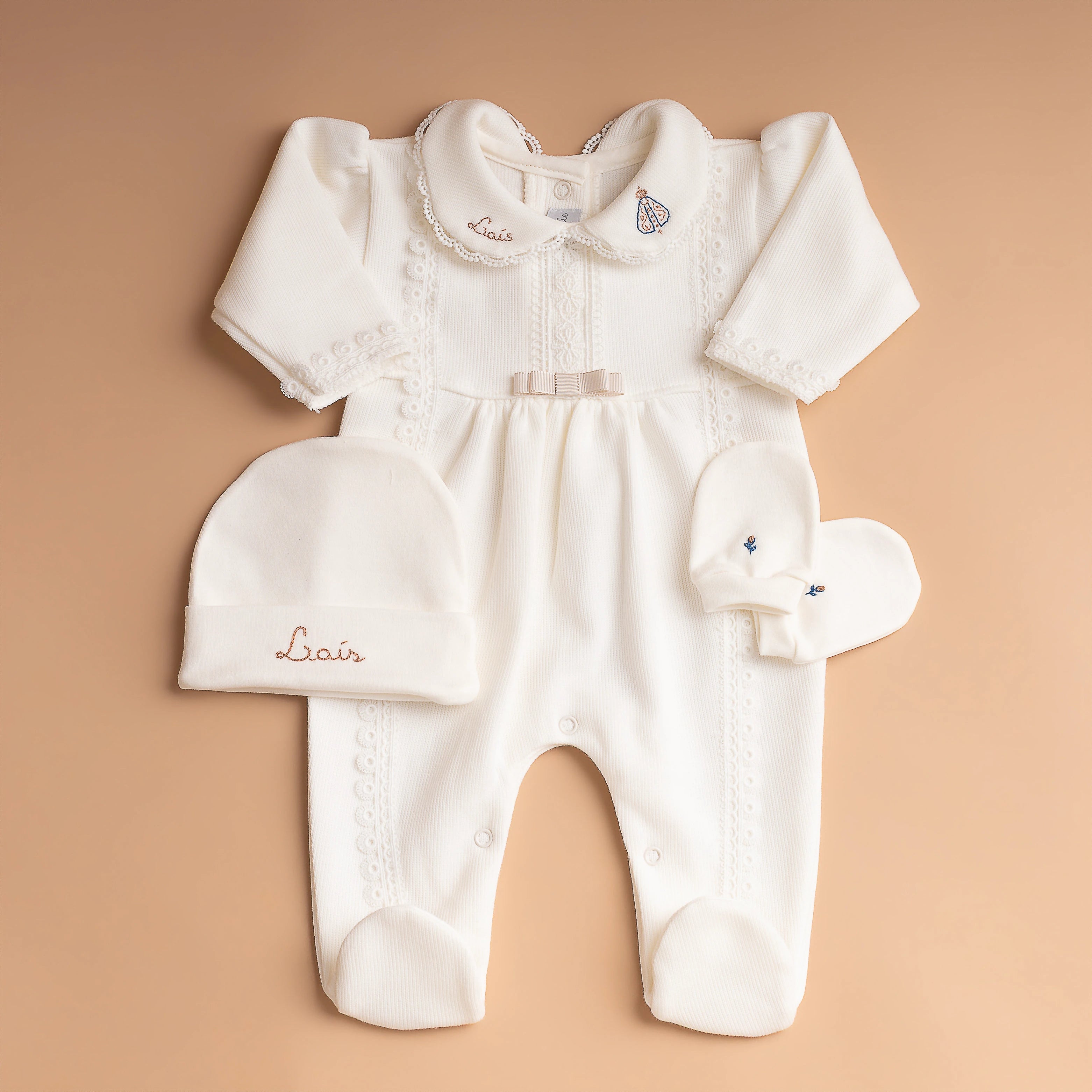 Kit Maternidade Nossa Senhora Aparecida - 3 peças