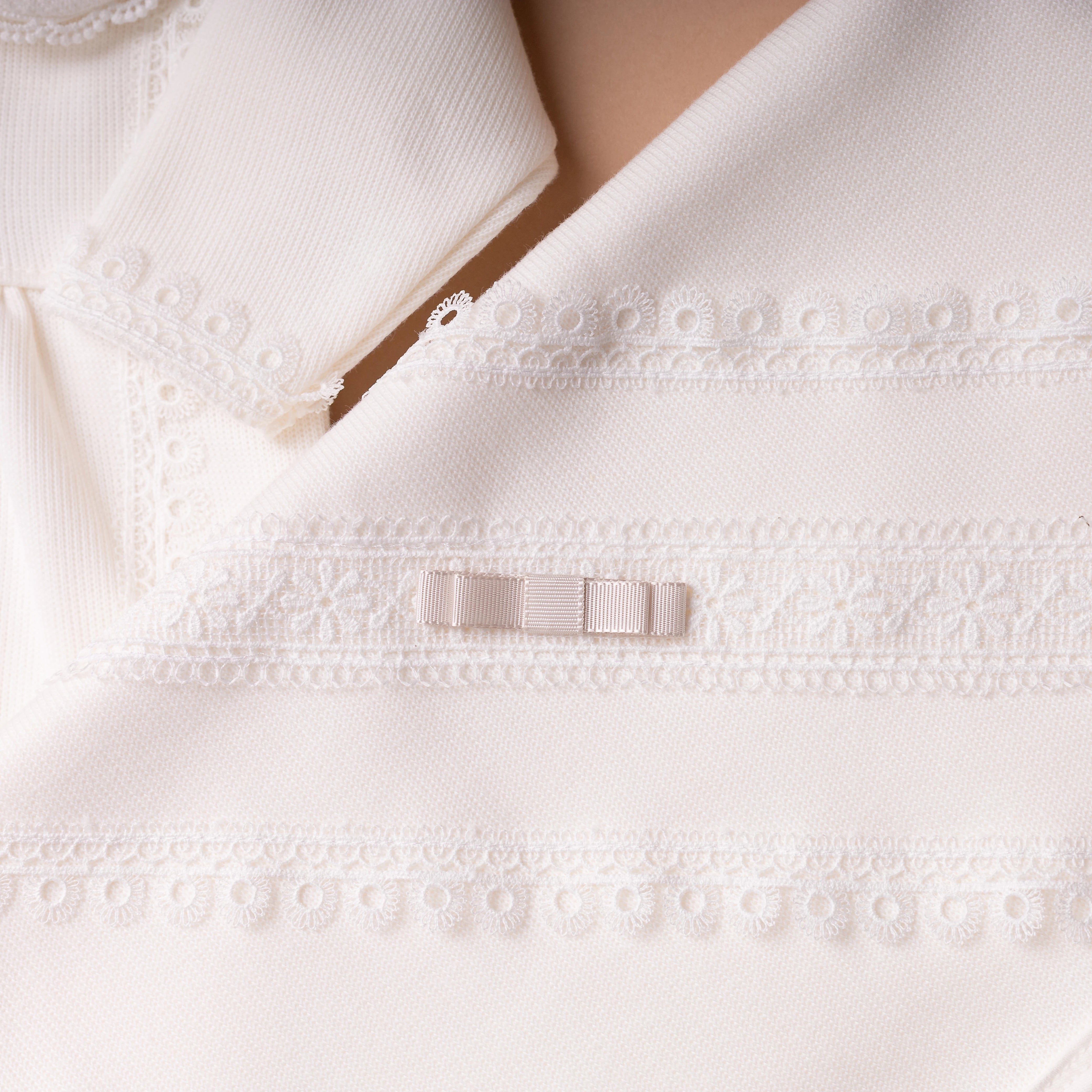 Saída Maternidade Cecília Personalizado off-white - 4 peças