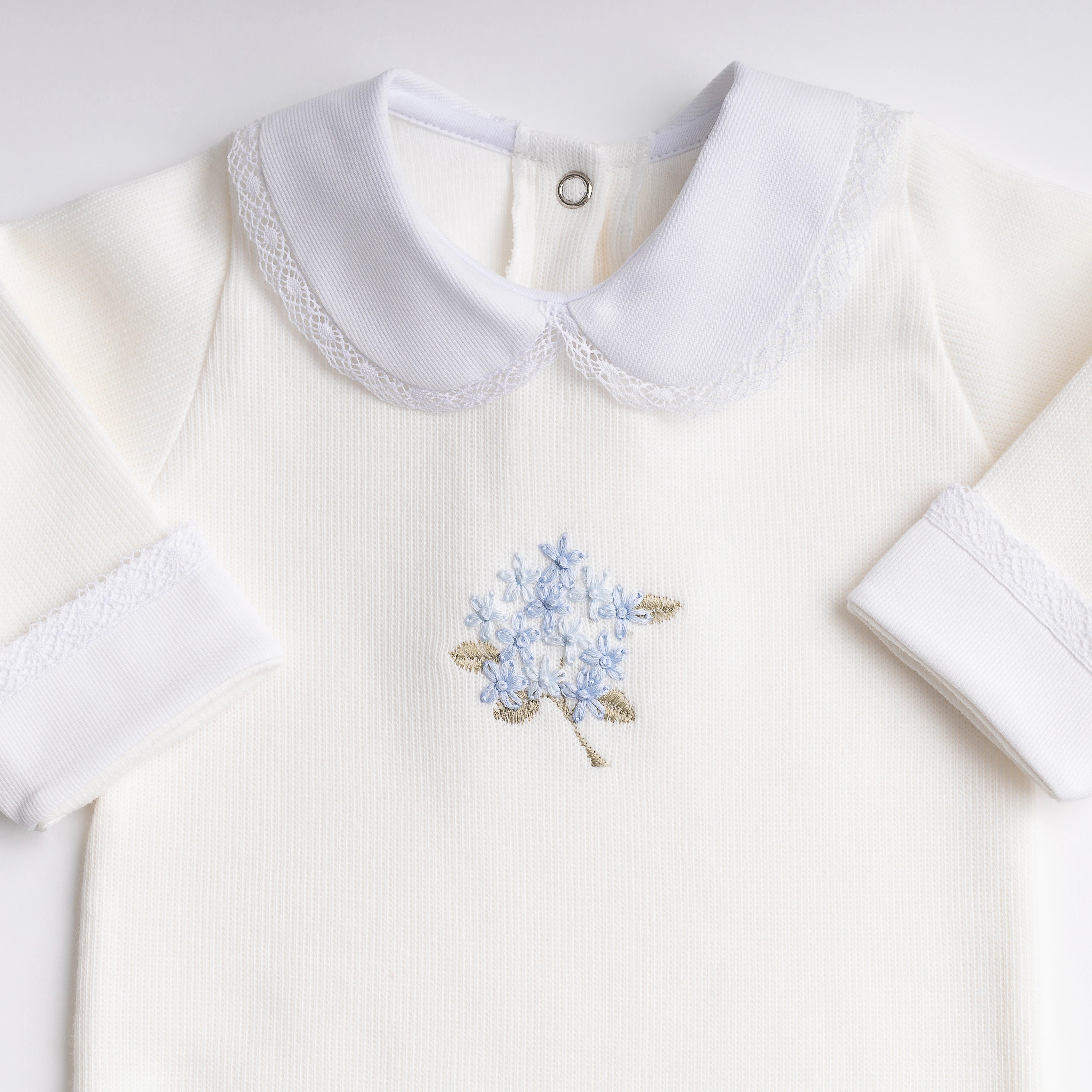 Saída Maternidade Hortênsia Off-white - 4 peças