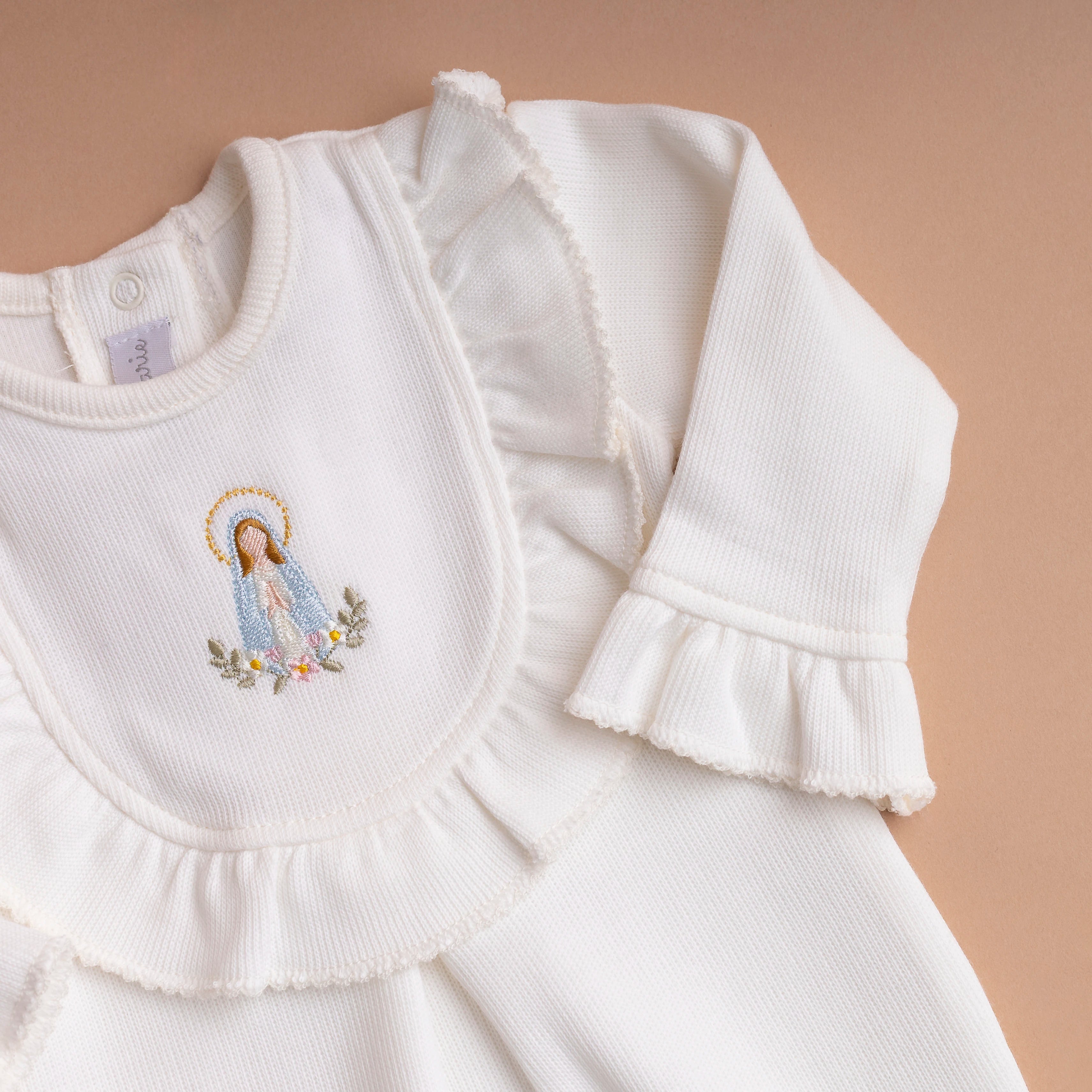 Saída Maternidade Mãezinha Off white - 2 peças