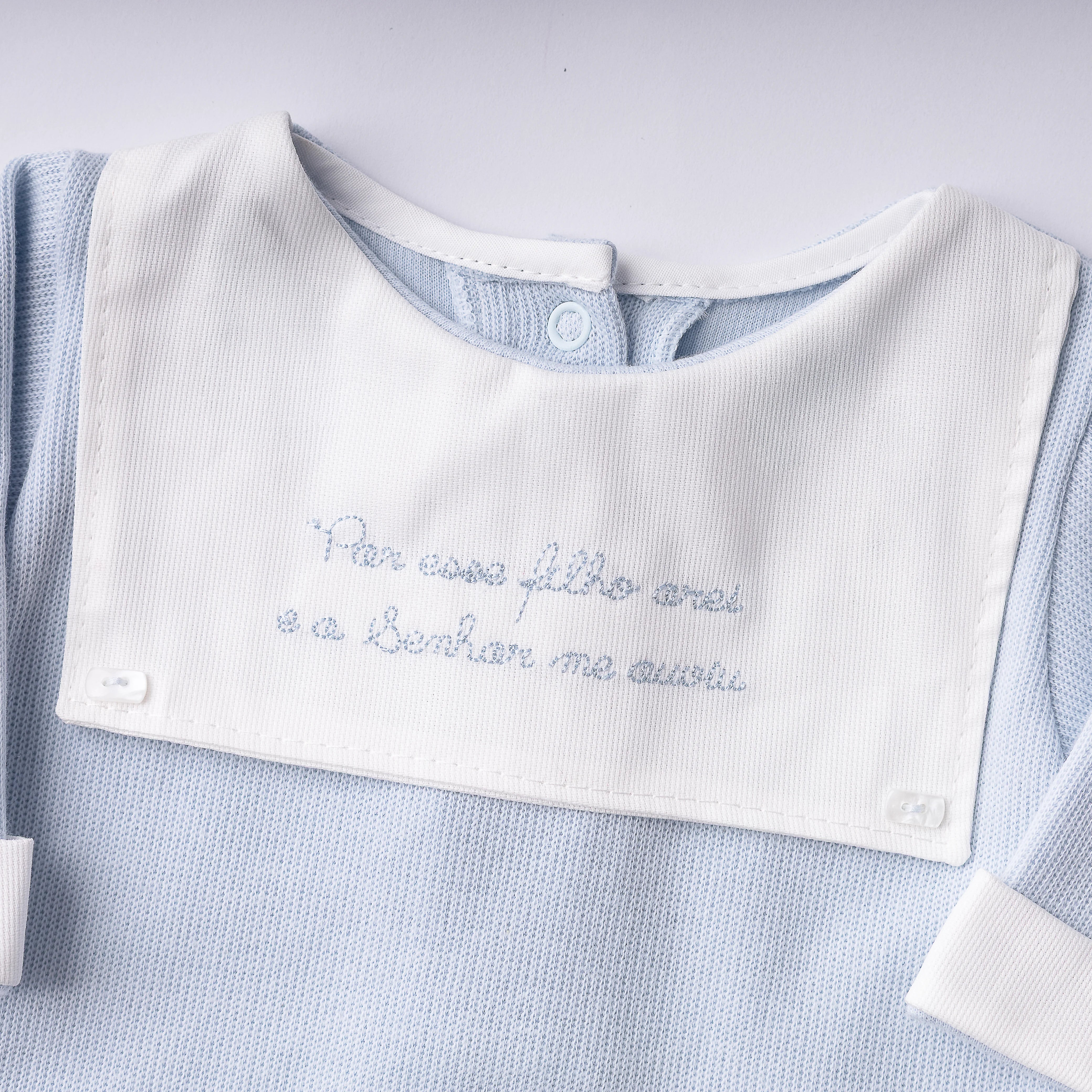 Macacão Milagre Azul bebê