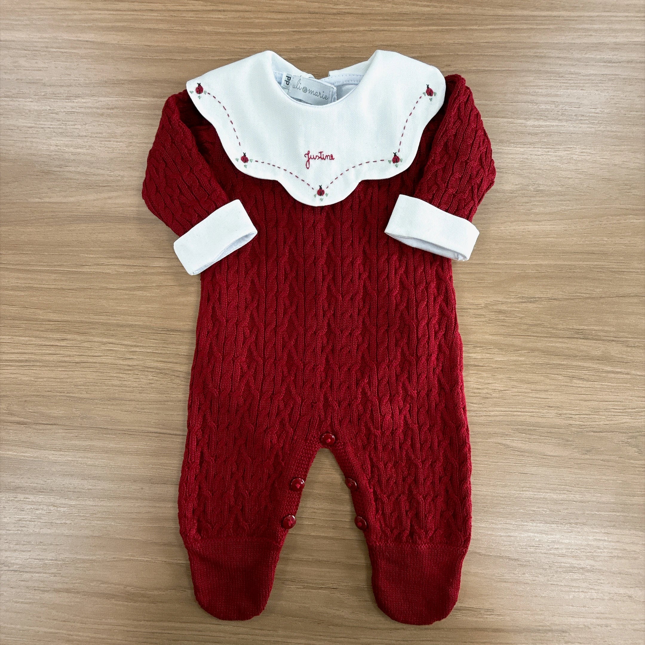 Kit Joaninha vermelho - 2 peças