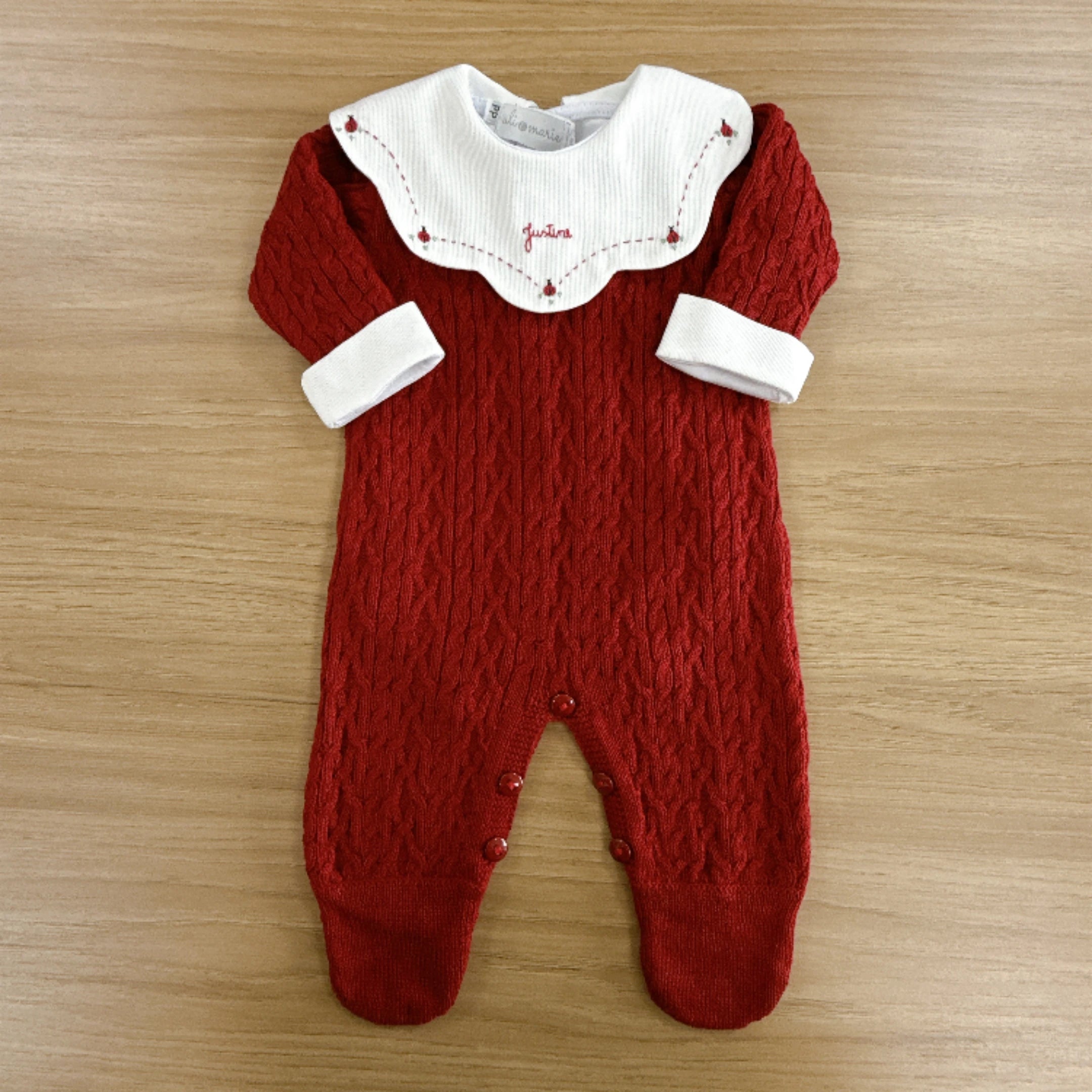 Kit Joaninha vermelho - 2 peças
