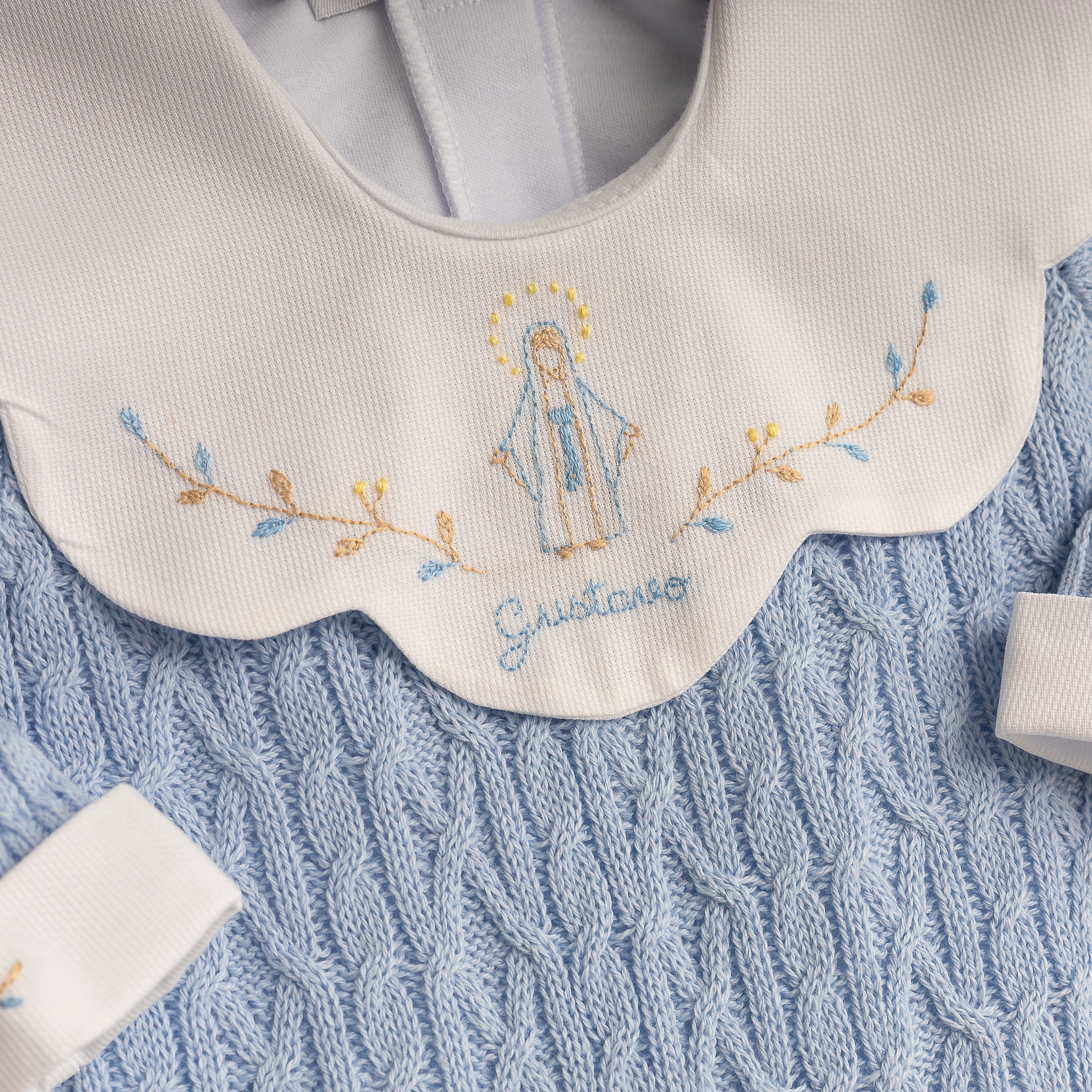 Kit Maternidade Nossa Senhora das Graças menino - 2 peças