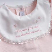 Macacão Milagre Rosa Bebê