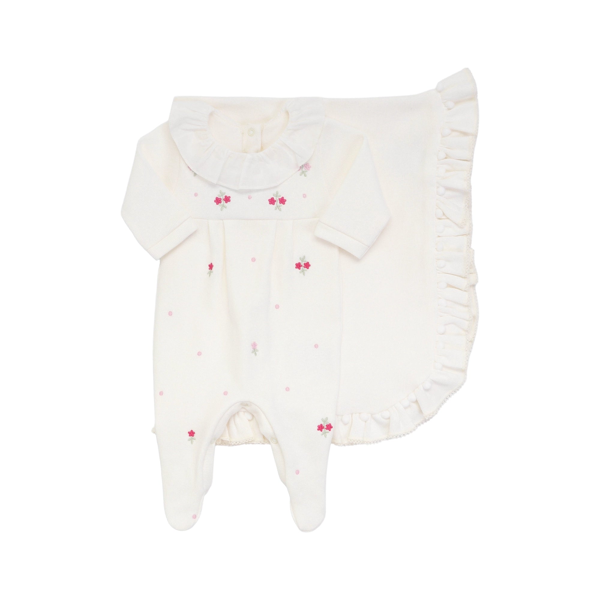 Saída Maternidade Bia Off white - 2 peças