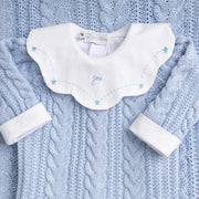 Body Estrelas azul bebê - 1 peça