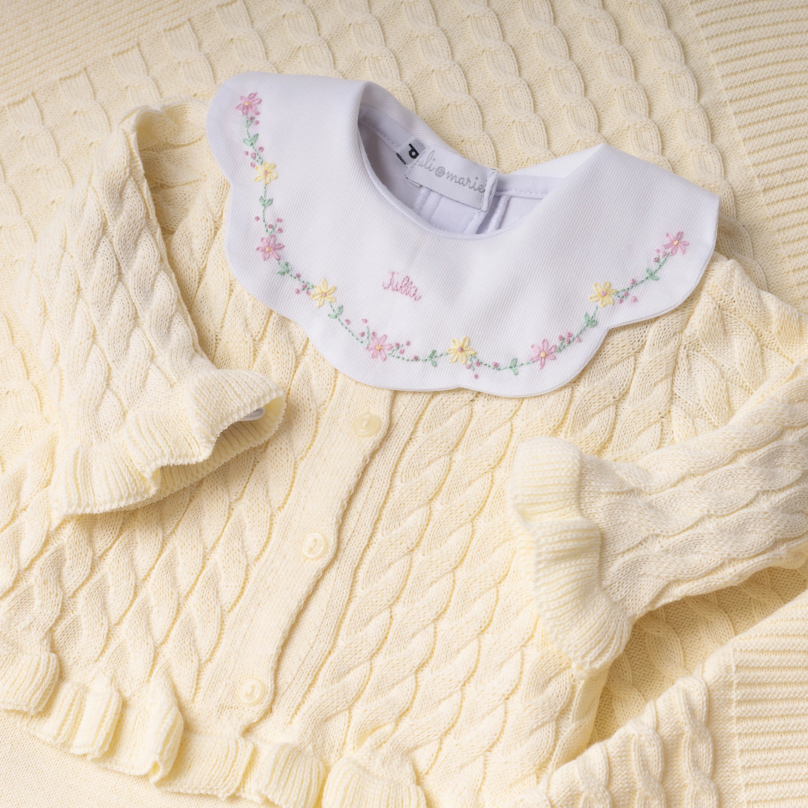 Body Personalizado Encanto amarelo e rosa bebê - 1 peça