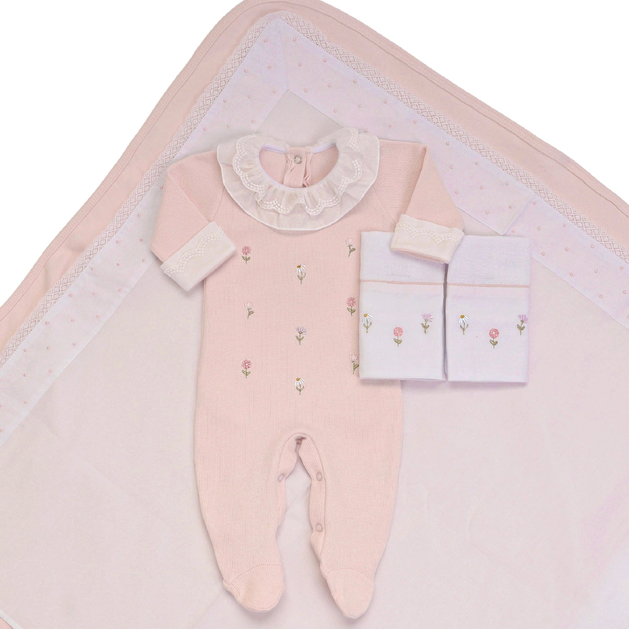 Saída Maternidade Fiori - 5 peças