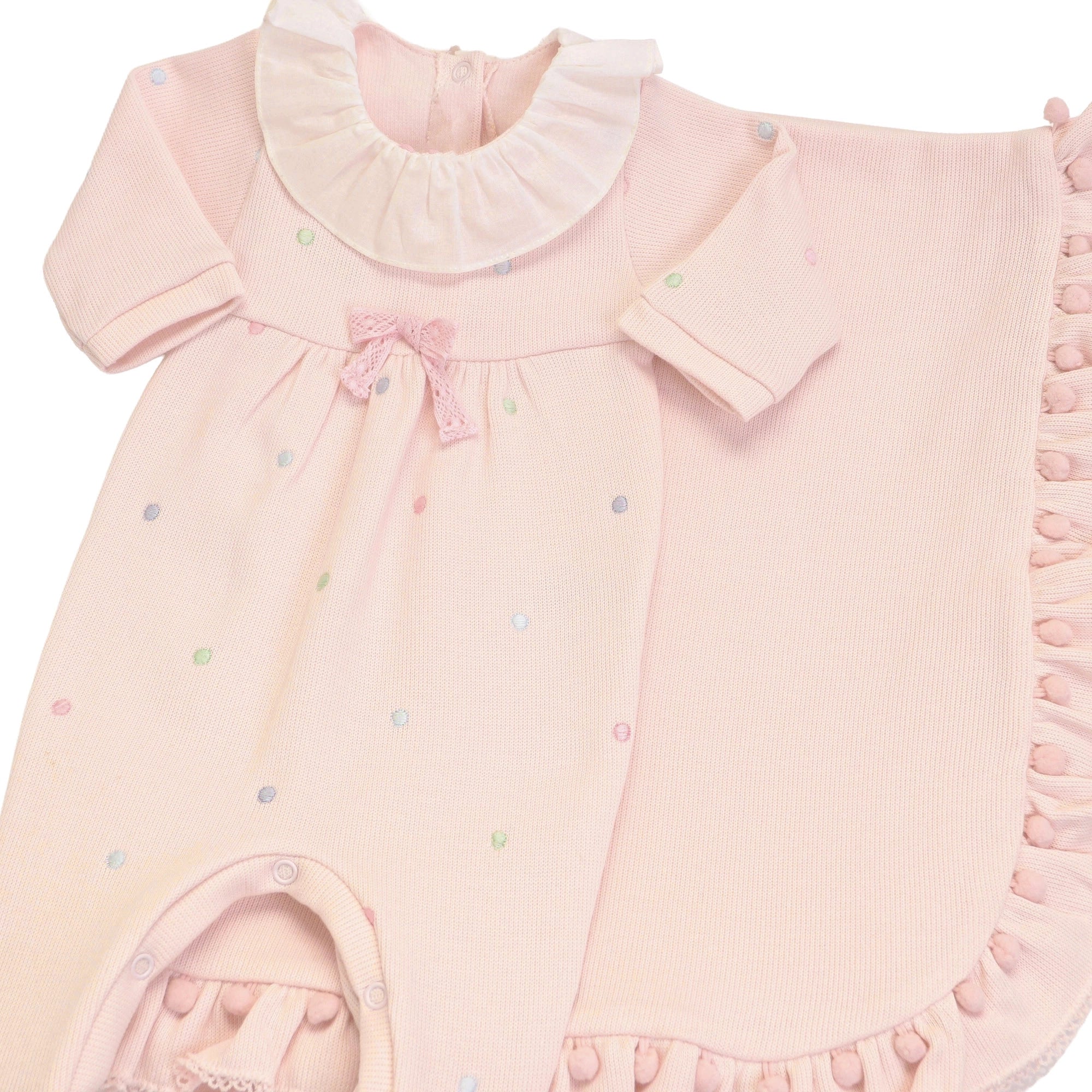 Saída Maternidade Paula Rosa bebê - 2 peças