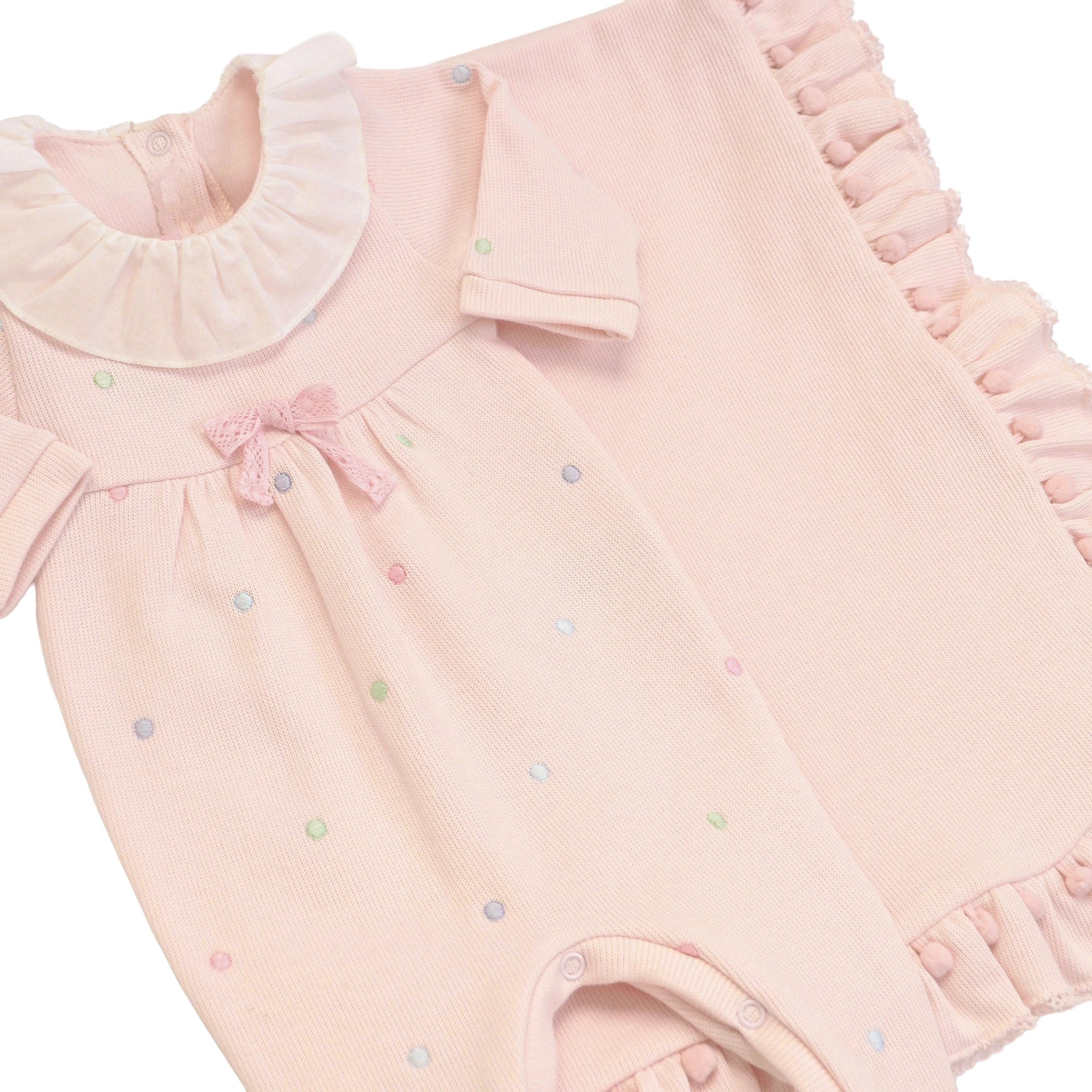 Saída Maternidade Paula Rosa bebê - 2 peças