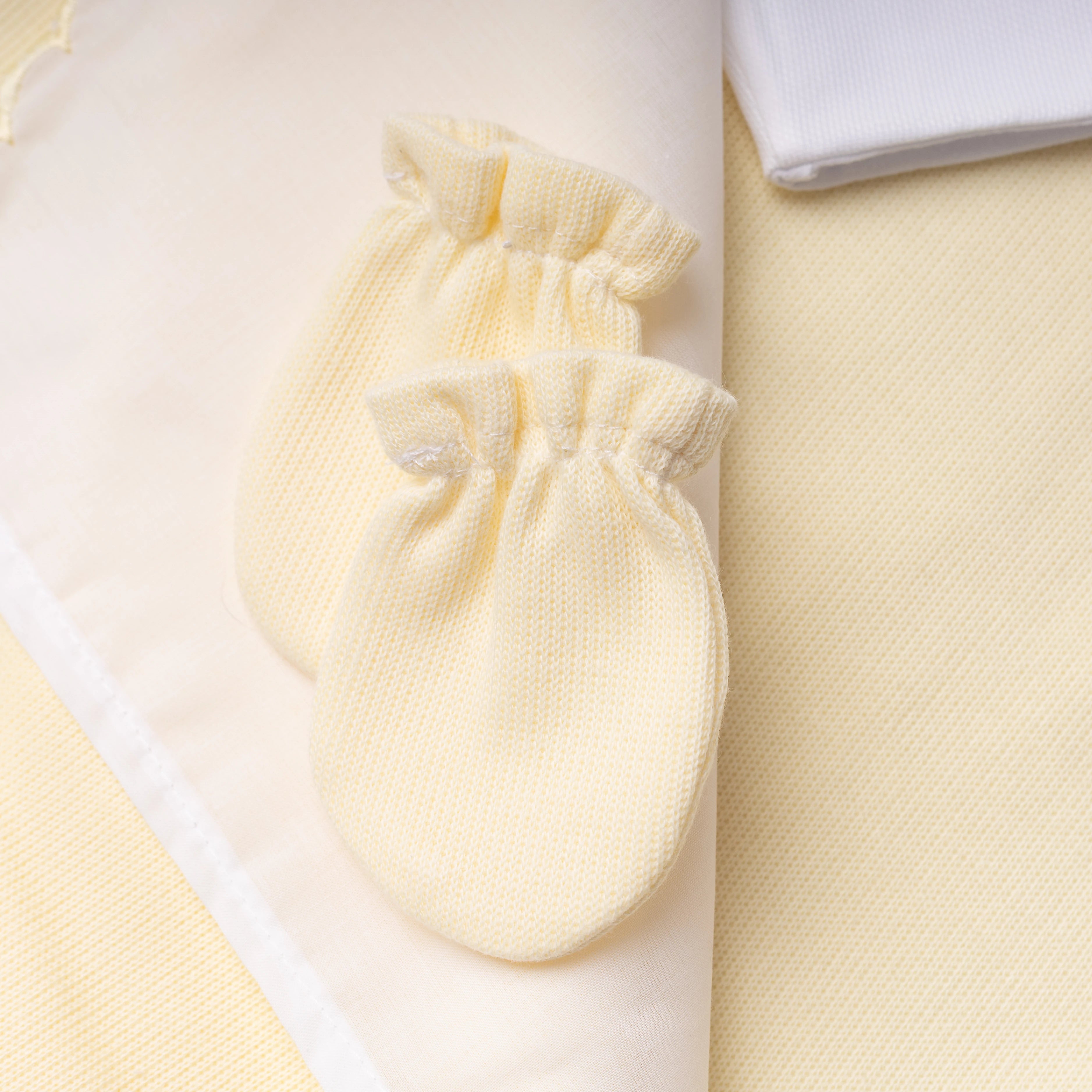 Saída Maternidade Siena amarelo bebê - 6 peças