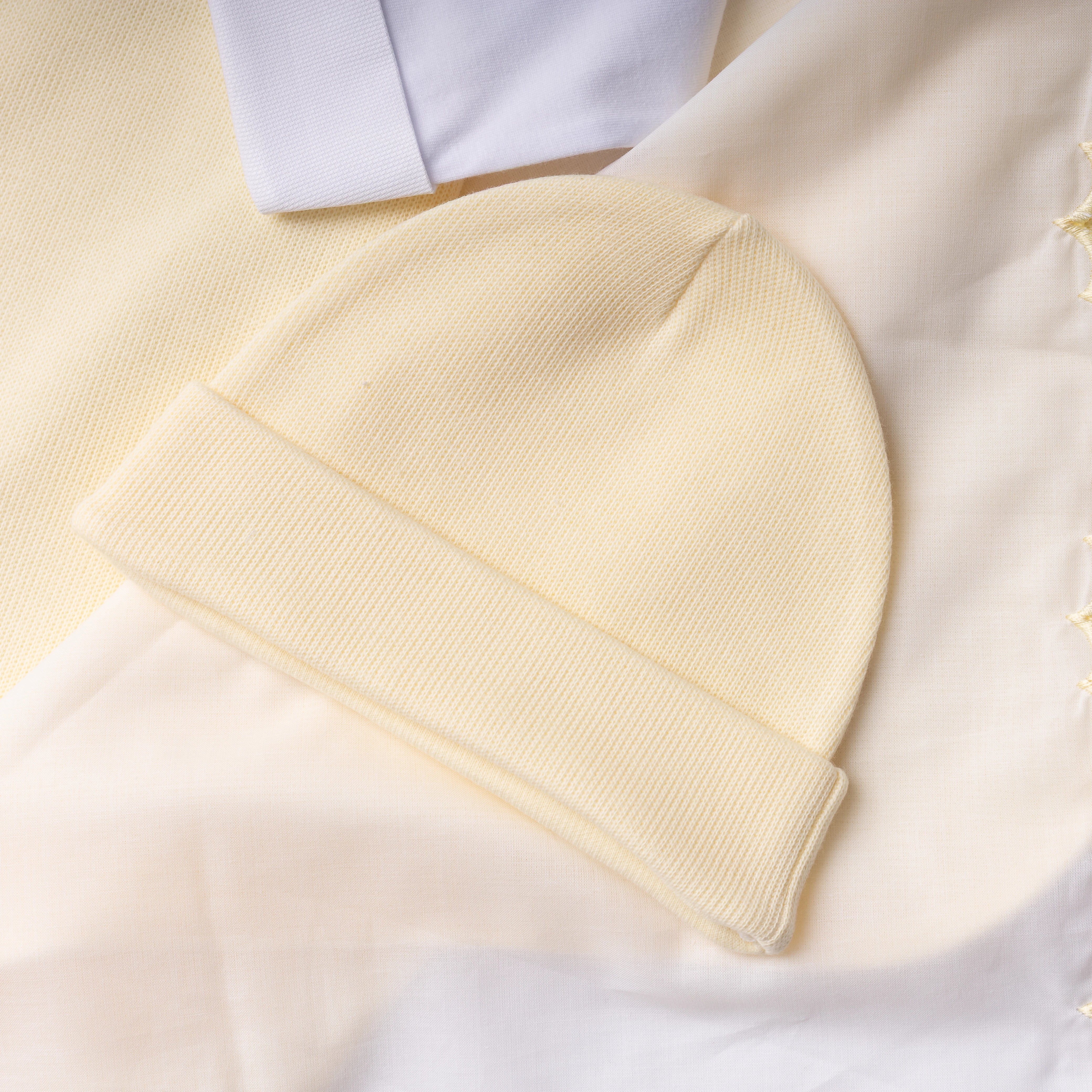 Saída Maternidade Siena amarelo bebê - 6 peças