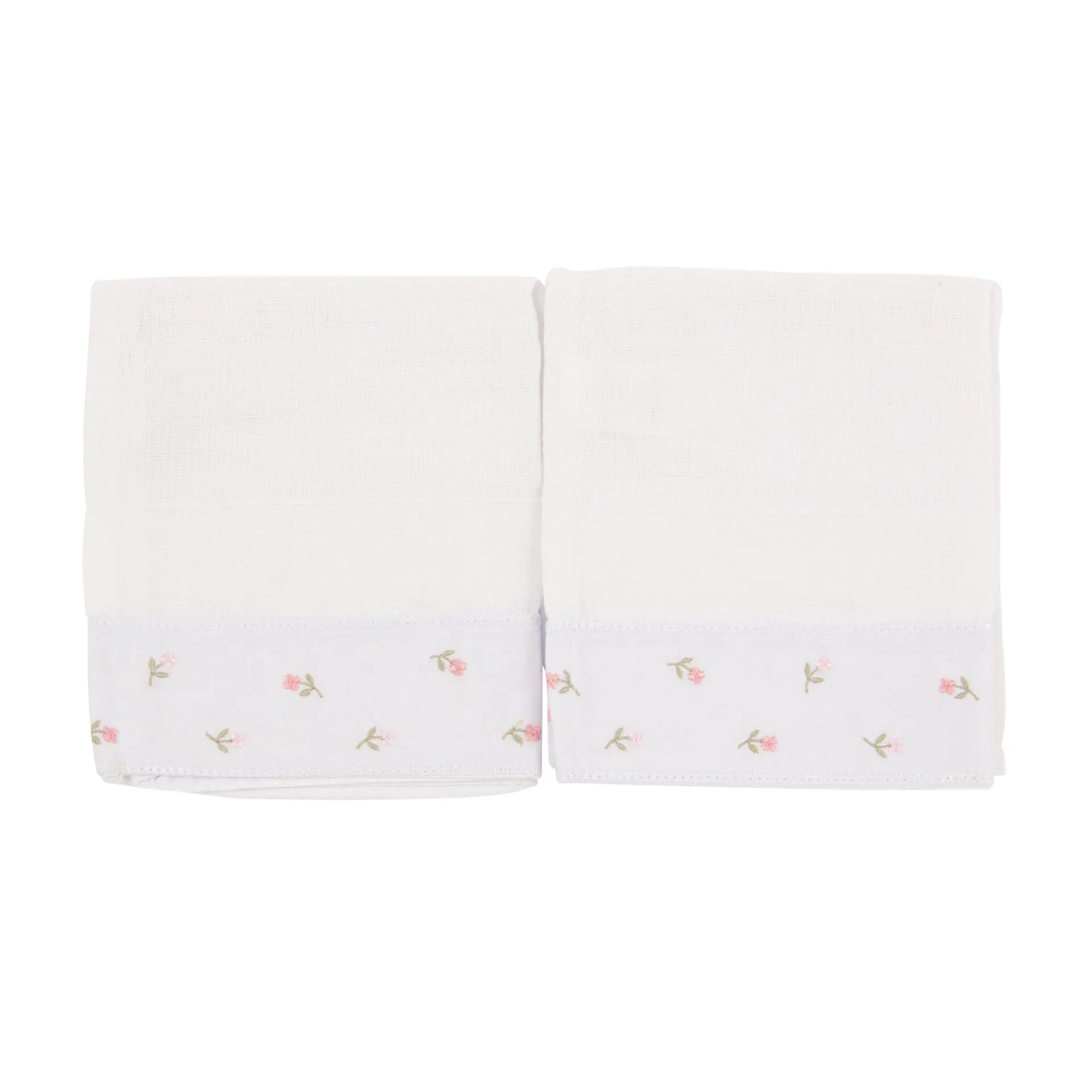 saída maternidade flores rosa claro com macacão de tricot, gola babado e detalhes de flores cor-de-rosa