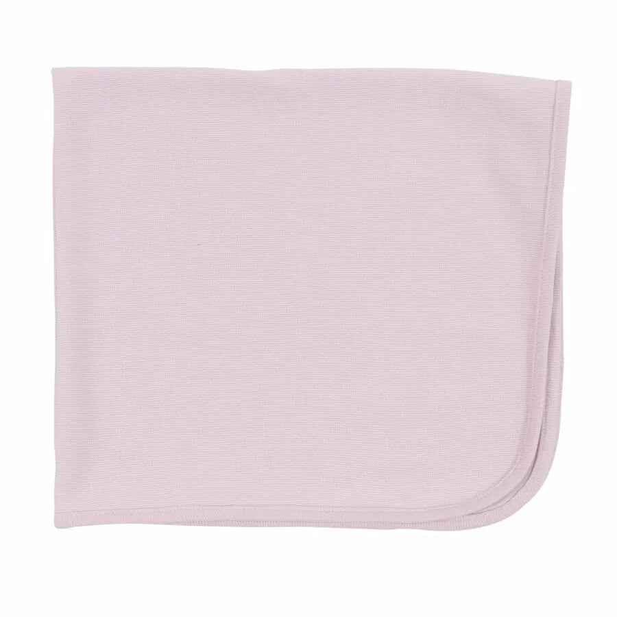 saída maternidade lavanda com macacão de ribana e body, detalhe de bordados de lavanda nas toalhinhas e touca