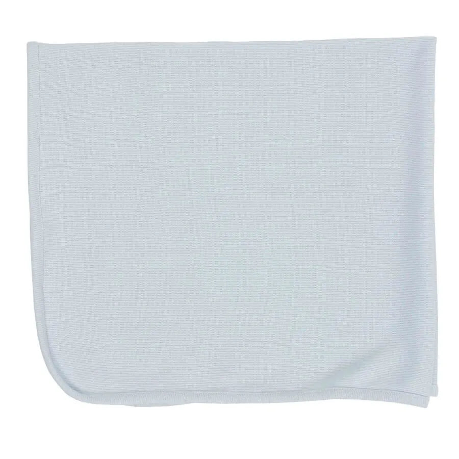 saída maternidade ursolino azul bebê, com body e macacão canelado, bordados de ursinhos na gola e toalhinhas