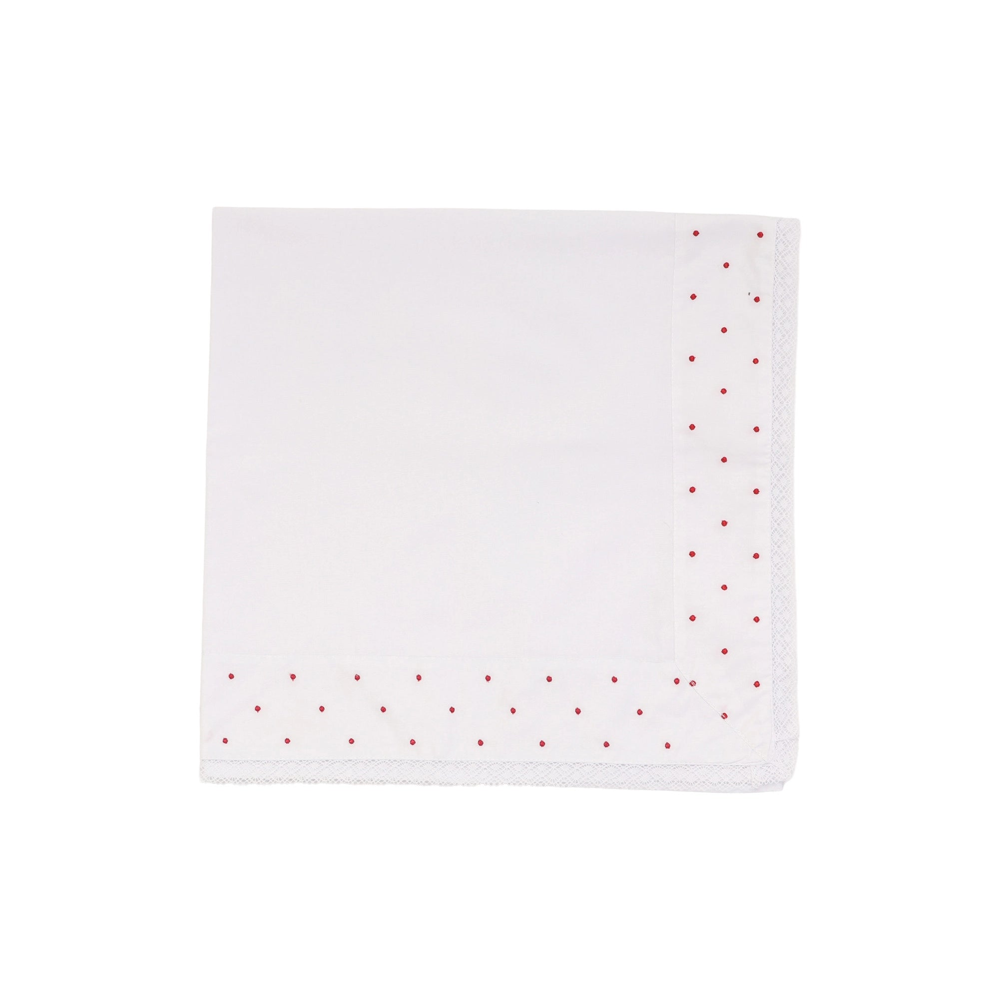 Vira Manta Poá Vermelha