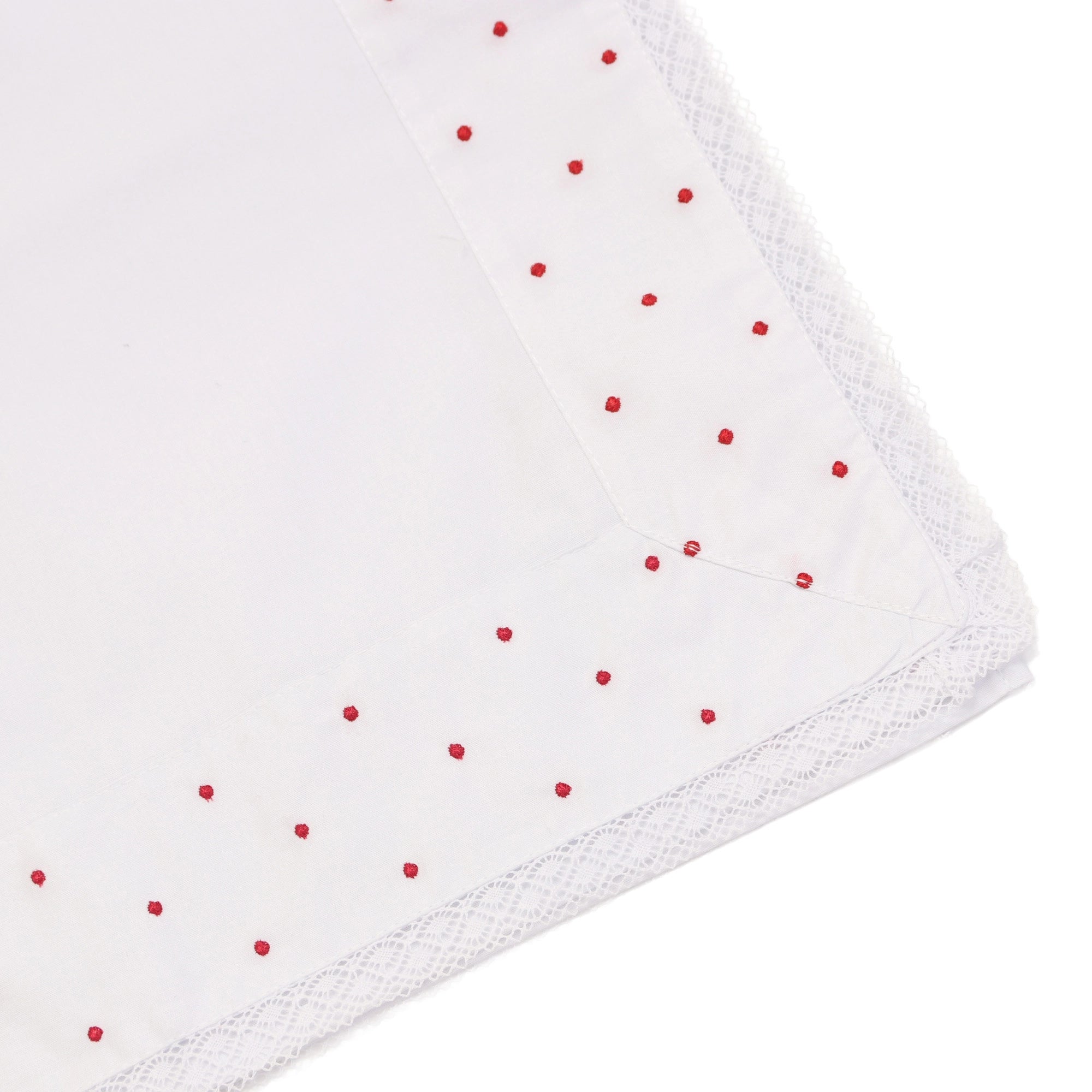 Vira Manta Poá Vermelha