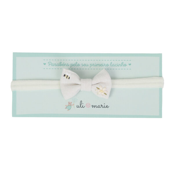 Faixa de cabelo Baby Bee offwhite