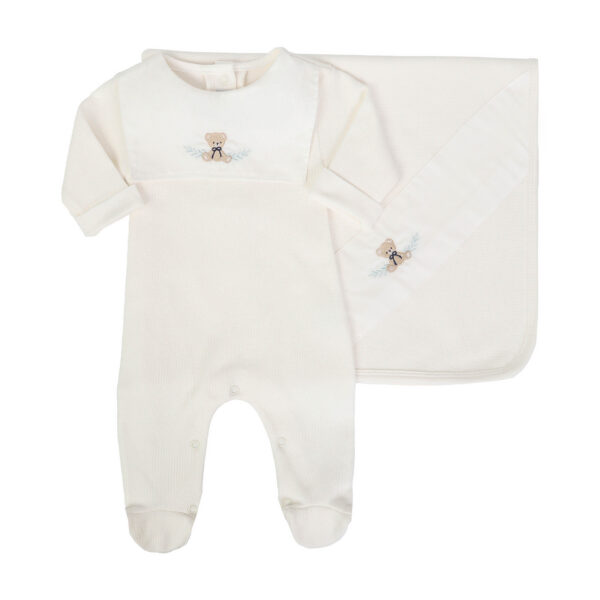 Saída Maternidade Pedro off-white - 2 peças - Imagem 8