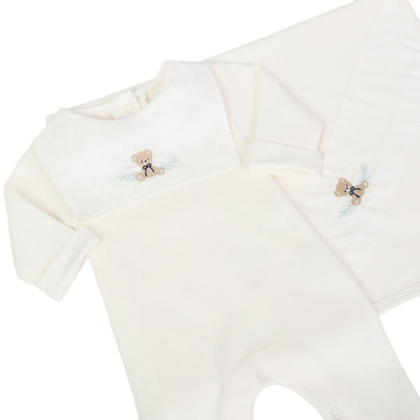 Saída Maternidade Pedro off-white - 2 peças - Imagem 6
