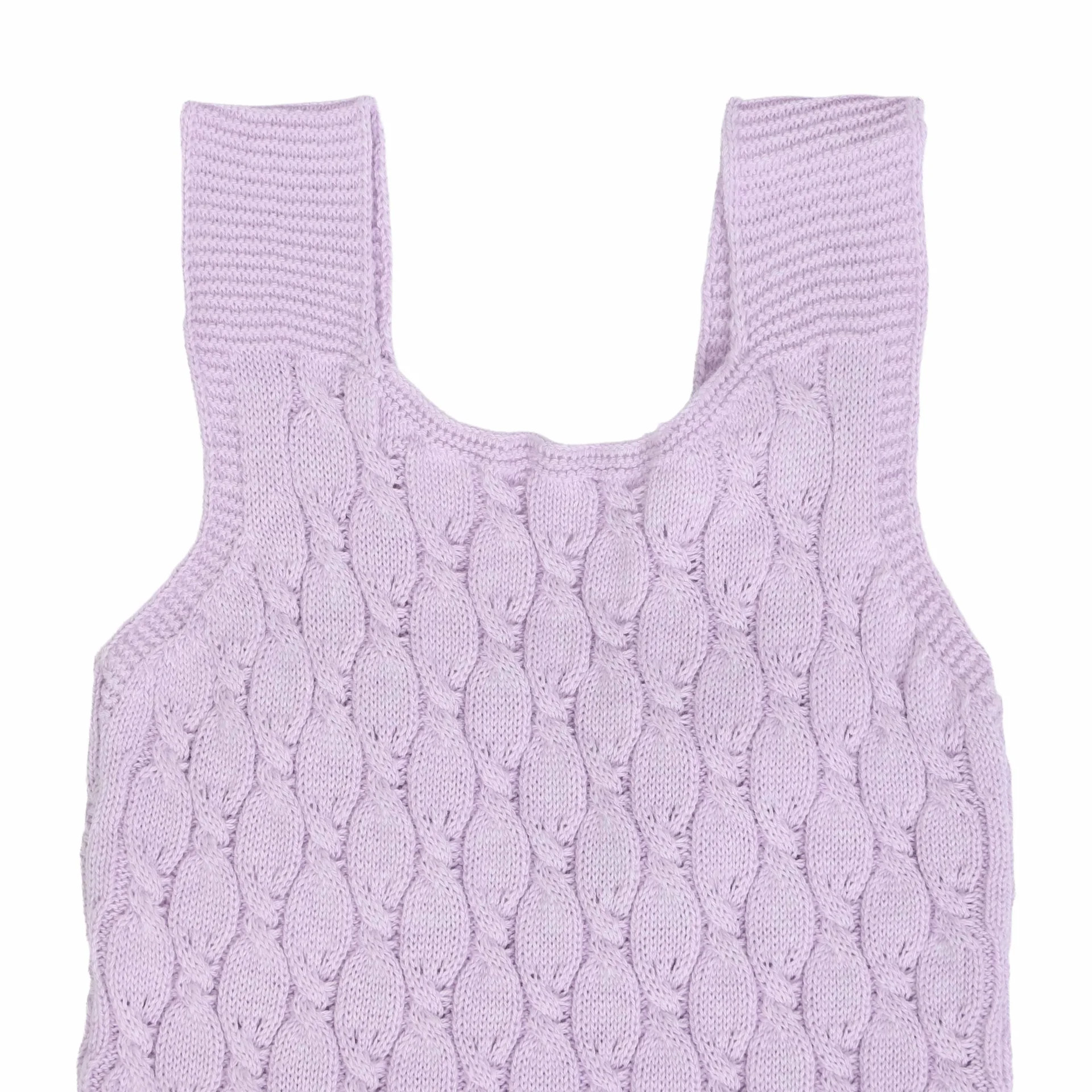 Jardineira e casaquinho Julieta Lilás- 2 peças - Imagem 4