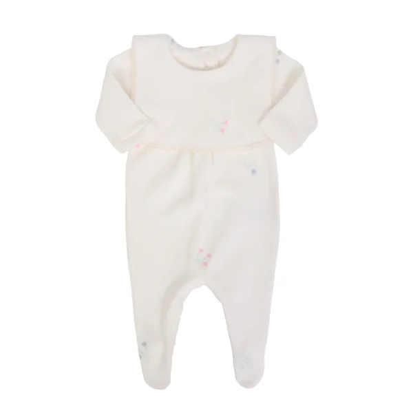 Macacão Primavera off-white com pala fixa - Imagem 2