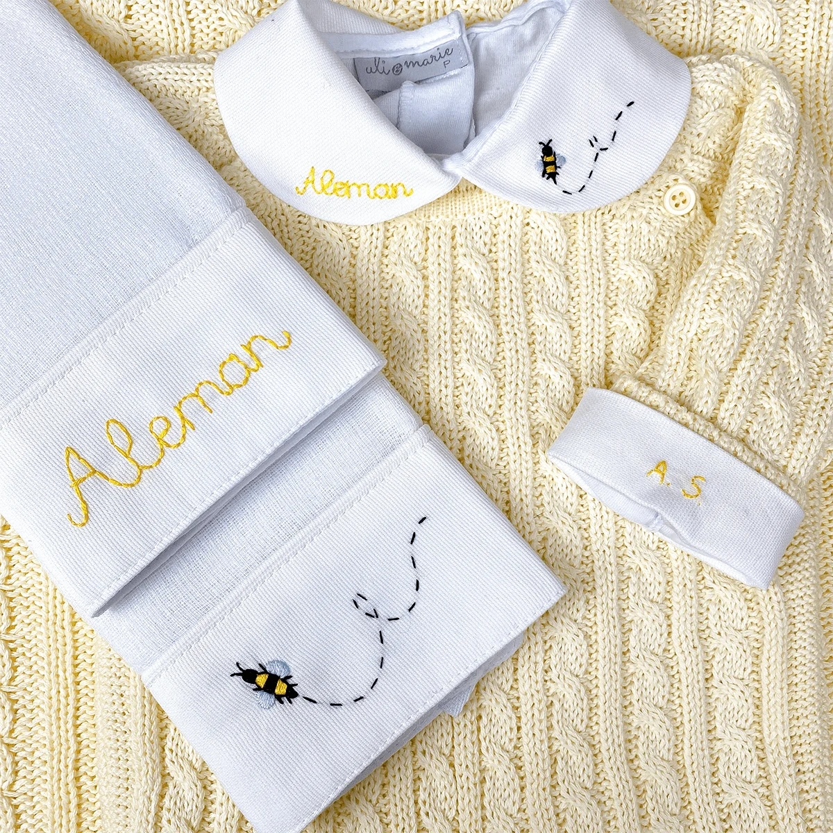 Body Personalizado Menina com punho bordado - 1 peça - Imagem 20