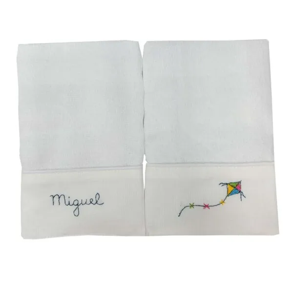 Kit Maternidade em Algodão Egípcio Personalizado Menino - 6 peças - Imagem 13