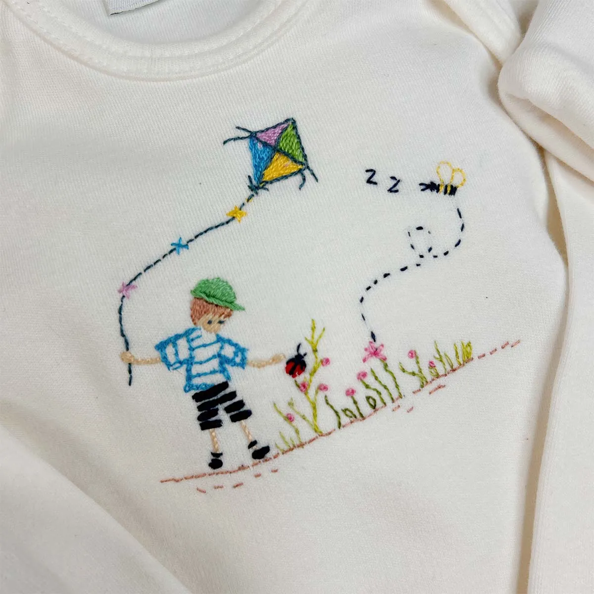 Kit Maternidade em Algodão Egípcio Personalizado Menino - 6 peças - Imagem 11