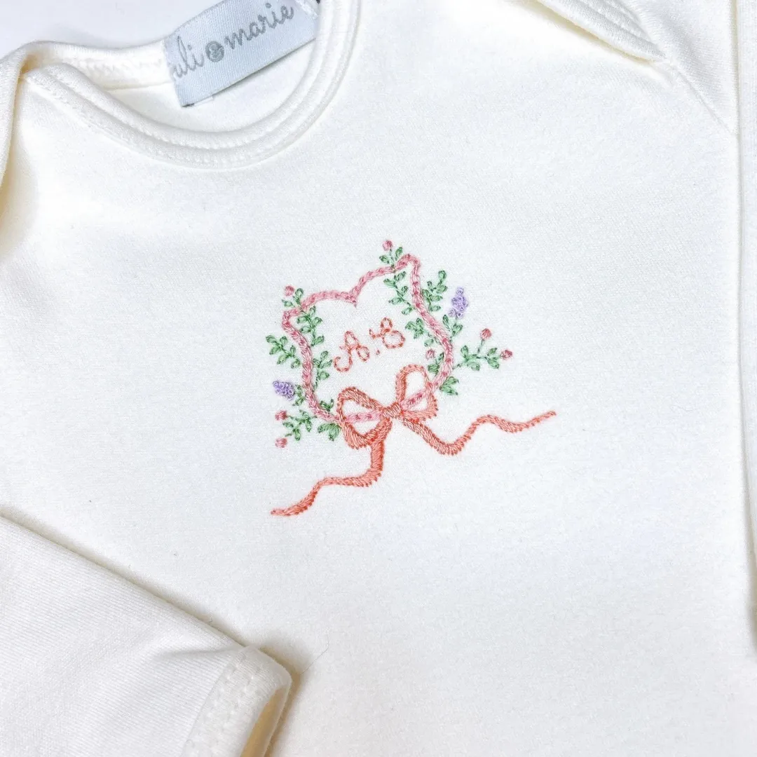 Kit Maternidade em Algodão Egípcio Personalizado Menina - 4 peças - Imagem 3