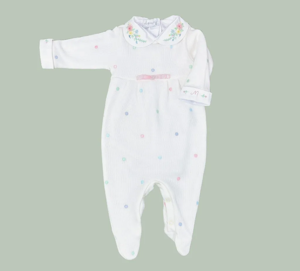 Macacão Martina em Algodão e Body floral - 2 peças - Imagem 3