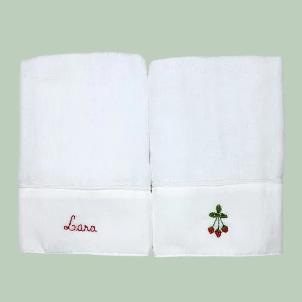 Kit com 2 fraldinhas de boca personalizadas Menina - Imagem 12