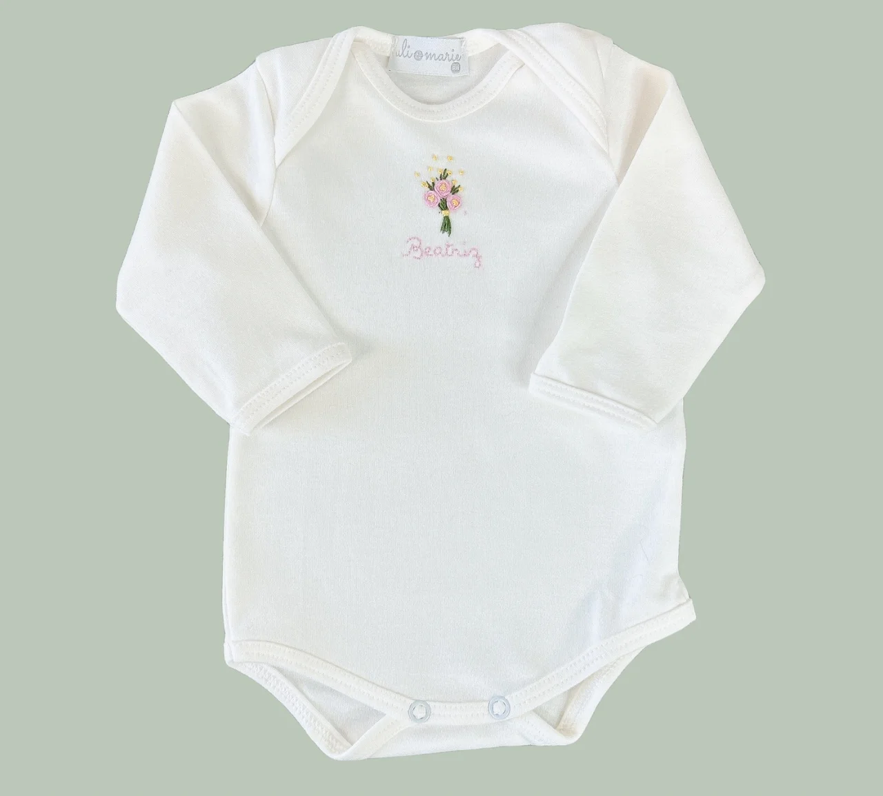 Kit Maternidade em Algodão Egípcio Personalizado Menina - 4 peças - Imagem 7