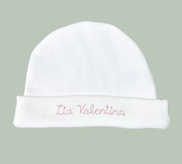 Kit Gorro e Luva Personalizado em Algodão Menina - Imagem 8